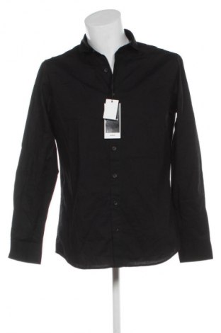Cămașă de bărbați Jack & Jones, Mărime L, Culoare Negru, Preț 259,99 Lei