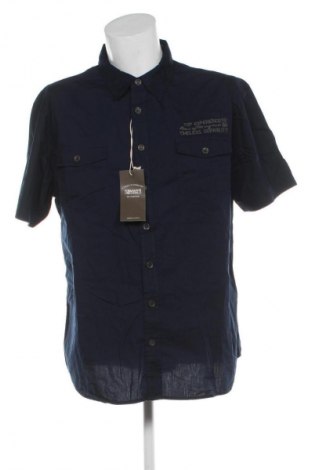 Ανδρικό πουκάμισο Man's World, Μέγεθος XL, Χρώμα Μπλέ, Τιμή 23,99 €