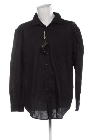 Ανδρικό πουκάμισο Man's World, Μέγεθος 3XL, Χρώμα Μαύρο, Τιμή 28,99 €