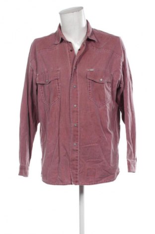 Cămașă de bărbați Mustang, Mărime XL, Culoare Roz, Preț 87,46 Lei