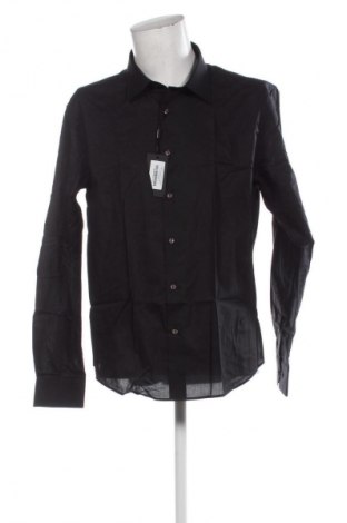Męska koszula Teodor, Rozmiar XXL, Kolor Czarny, Cena 188,05 zł