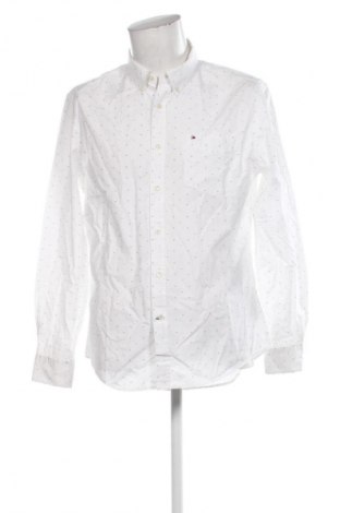 Męska koszula Tommy Hilfiger, Rozmiar L, Kolor Biały, Cena 120,99 zł