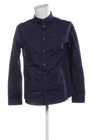 Мъжка риза Tommy Jeans, Размер L, Цвят Син, Цена 107,99 лв.