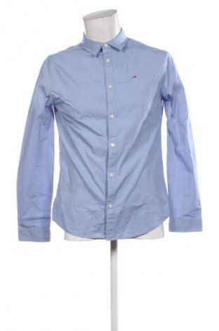 Cămașă de bărbați Tommy Jeans, Mărime L, Culoare Albastru, Preț 443,99 Lei