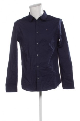 Cămașă de bărbați Tommy Jeans, Mărime L, Culoare Albastru, Preț 443,99 Lei