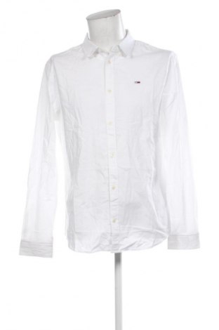 Herrenhemd Tommy Jeans, Größe L, Farbe Weiß, Preis 75,99 €