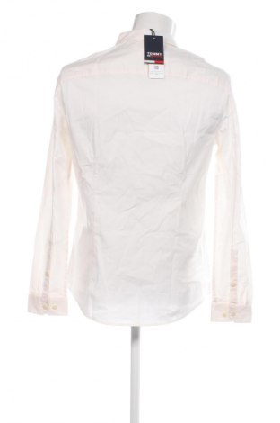 Cămașă de bărbați Tommy Jeans, Mărime L, Culoare Ecru, Preț 348,99 Lei