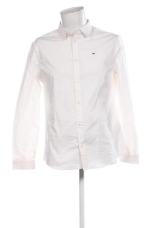 Herrenhemd Tommy Jeans, Größe L, Farbe Ecru, Preis 35,99 €