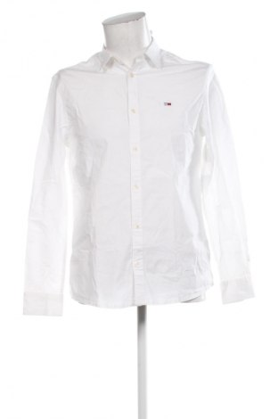 Herrenhemd Tommy Jeans, Größe M, Farbe Weiß, Preis € 73,99