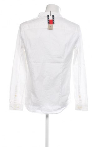Męska koszula Tommy Jeans, Rozmiar L, Kolor Biały, Cena 273,99 zł