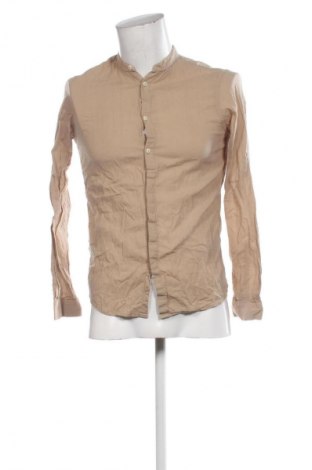 Herrenhemd Zara, Größe S, Farbe Beige, Preis € 17,99