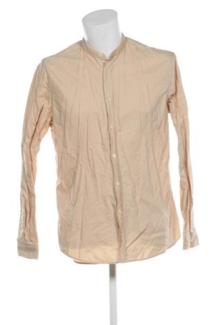 Cămașă de bărbați Zara, Mărime L, Culoare Bej, Preț 89,47 Lei