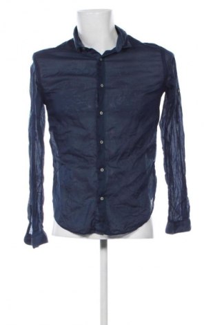 Cămașă de bărbați Zara, Mărime M, Culoare Albastru, Preț 89,47 Lei
