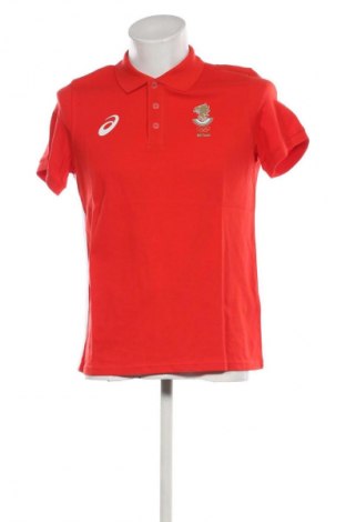 Męski T-shirt ASICS, Rozmiar M, Kolor Czerwony, Cena 99,99 zł