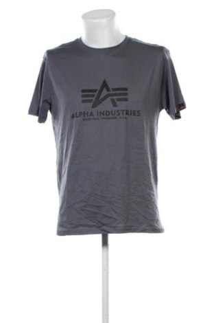 Herren T-Shirt Alpha Industries, Größe L, Farbe Grau, Preis € 41,99