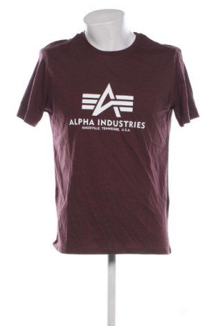 Herren Shirt Alpha Industries, Größe L, Farbe Braun, Preis 33,99 €