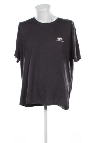 Мъжка тениска Alpha Industries, Размер 3XL, Цвят Сив, Цена 45,99 лв.