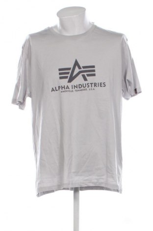 Мъжка тениска Alpha Industries, Размер 3XL, Цвят Сив, Цена 62,99 лв.
