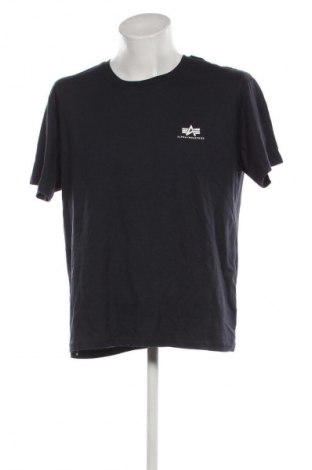 Tricou de bărbați Alpha Industries, Mărime XXL, Culoare Albastru, Preț 196,99 Lei
