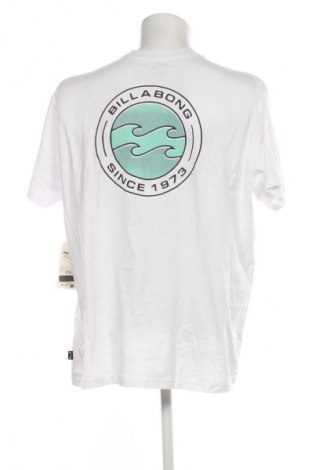 Мъжка тениска Billabong, Размер XXL, Цвят Бял, Цена 34,99 лв.