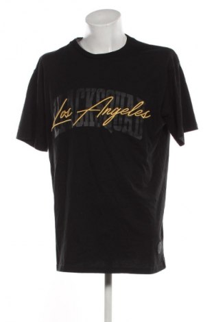 Męski T-shirt Black Squad, Rozmiar XXL, Kolor Czarny, Cena 71,26 zł