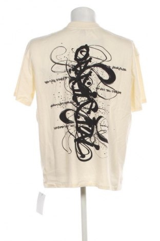 Tricou de bărbați Boohoo, Mărime M, Culoare Bej, Preț 95,00 Lei