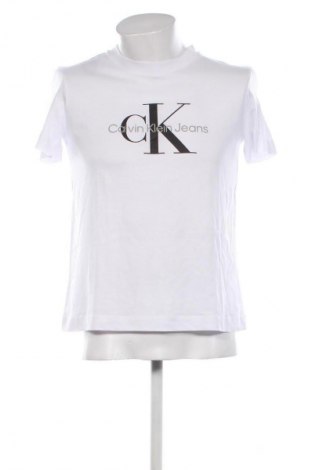 Tricou de bărbați Calvin Klein Jeans, Mărime L, Culoare Alb, Preț 215,99 Lei