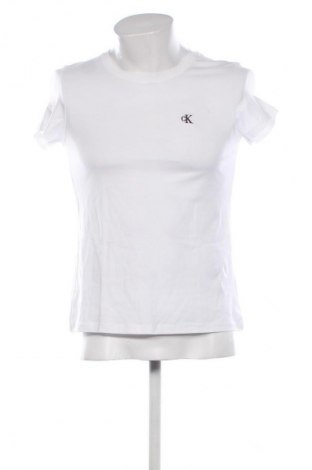 Tricou de bărbați Calvin Klein Jeans, Mărime L, Culoare Alb, Preț 155,99 Lei