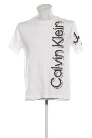 Herren T-Shirt Calvin Klein Jeans, Größe M, Farbe Weiß, Preis € 41,99