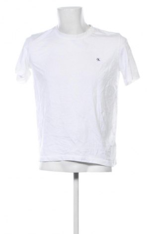 Tricou de bărbați Calvin Klein Jeans, Mărime L, Culoare Alb, Preț 107,99 Lei