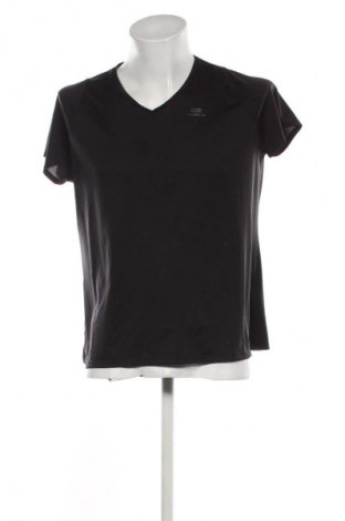 Męski T-shirt Decathlon, Rozmiar L, Kolor Czarny, Cena 29,89 zł