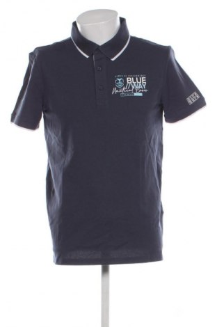 Tricou de bărbați Delmao, Mărime M, Culoare Albastru, Preț 145,99 Lei