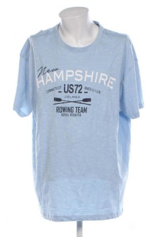 Tricou de bărbați Delmao, Mărime 4XL, Culoare Albastru, Preț 107,99 Lei
