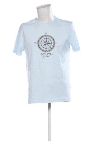 Tricou de bărbați Delmao, Mărime M, Culoare Albastru, Preț 86,99 Lei