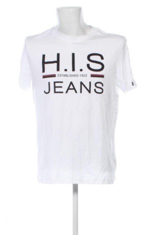 Ανδρικό t-shirt H.I.S, Μέγεθος L, Χρώμα Λευκό, Τιμή 15,99 €