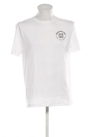 Tricou de bărbați H.I.S, Mărime L, Culoare Alb, Preț 98,99 Lei