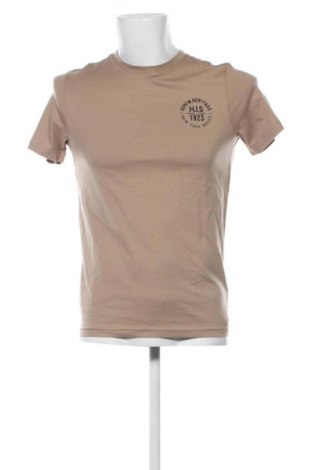 Мъжка тениска H.I.S, Размер S, Цвят Бежов, Цена 31,99 лв.