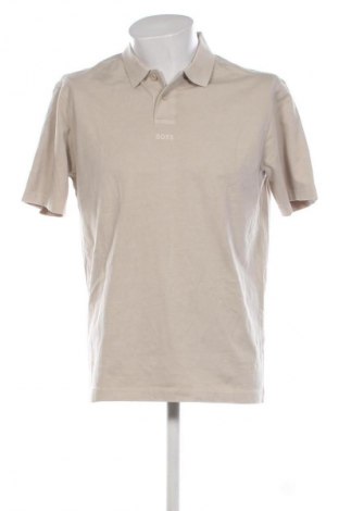 Мъжка тениска Hugo Boss, Размер M, Цвят Бежов, Цена 94,99 лв.