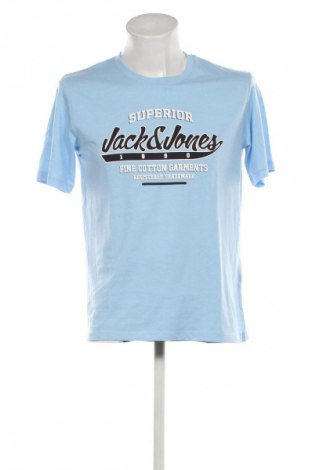Мъжка тениска Jack & Jones, Размер M, Цвят Син, Цена 33,99 лв.