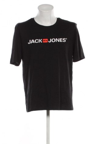 Męski T-shirt Jack & Jones, Rozmiar XL, Kolor Czarny, Cena 88,99 zł