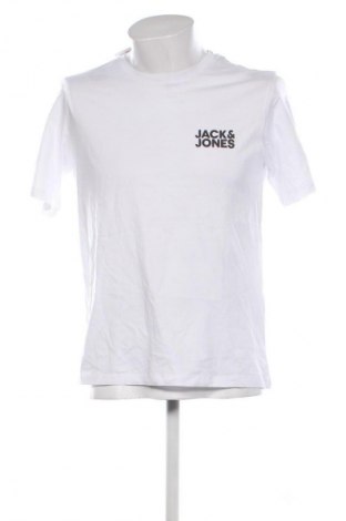Мъжка тениска Jack & Jones, Размер M, Цвят Бял, Цена 25,99 лв.