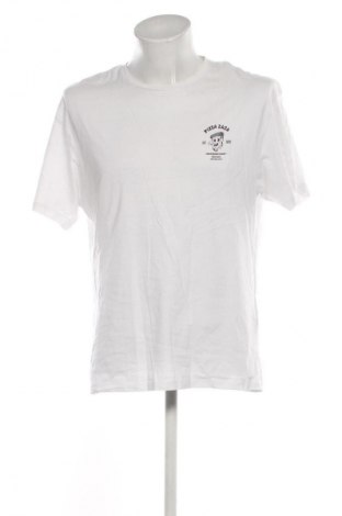 Ανδρικό t-shirt Jack & Jones, Μέγεθος M, Χρώμα Λευκό, Τιμή 7,16 €