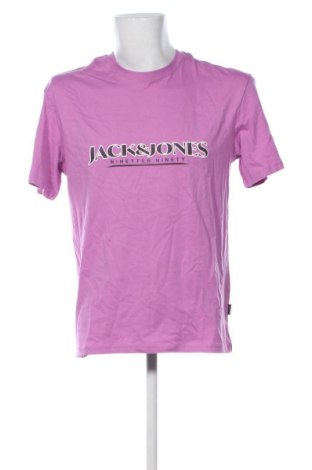 Ανδρικό t-shirt Jack & Jones, Μέγεθος M, Χρώμα Ρόζ , Τιμή 16,91 €