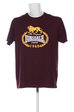 Мъжка тениска Lonsdale, Размер XL, Цвят Червен, Цена 31,99 лв.