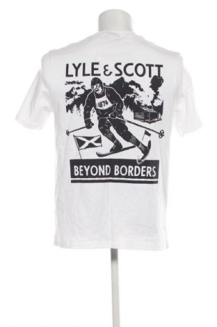 Tricou de bărbați Lyle & Scott, Mărime S, Culoare Alb, Preț 192,50 Lei
