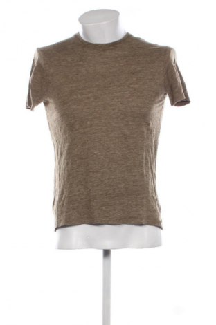 Мъжка тениска Massimo Dutti, Размер S, Цвят Кафяв, Цена 22,99 лв.