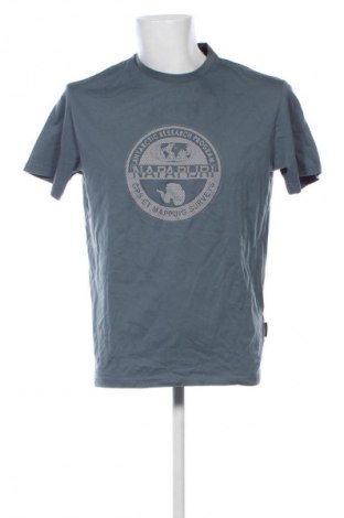 Tricou de bărbați Napapijri, Mărime L, Culoare Albastru, Preț 275,99 Lei