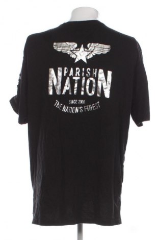 Мъжка тениска Parish Nation, Размер 3XL, Цвят Черен, Цена 15,00 лв.