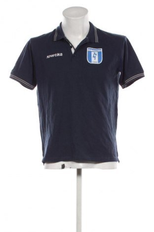 Męski T-shirt Sportika, Rozmiar L, Kolor Niebieski, Cena 46,99 zł