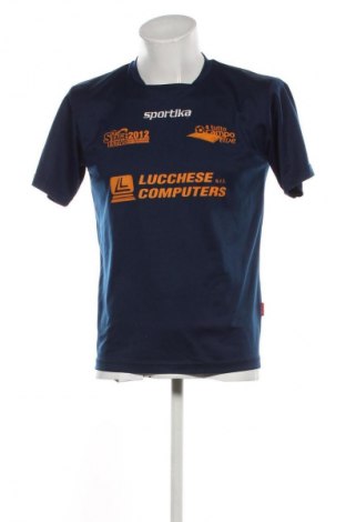 Ανδρικό t-shirt Sportika, Μέγεθος M, Χρώμα Μπλέ, Τιμή 6,65 €